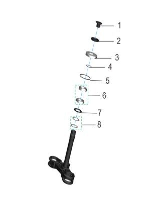 Footpeg Left Black