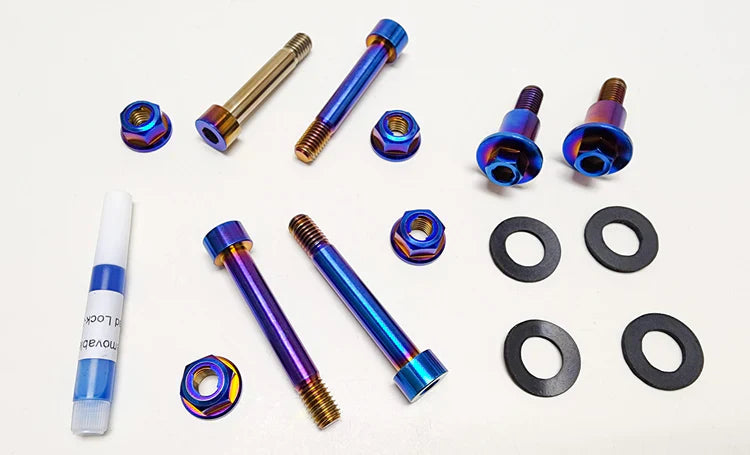 Warp 9 Sur Ron Light Bee Linkage Titanium Bolt Kit - PREORDER