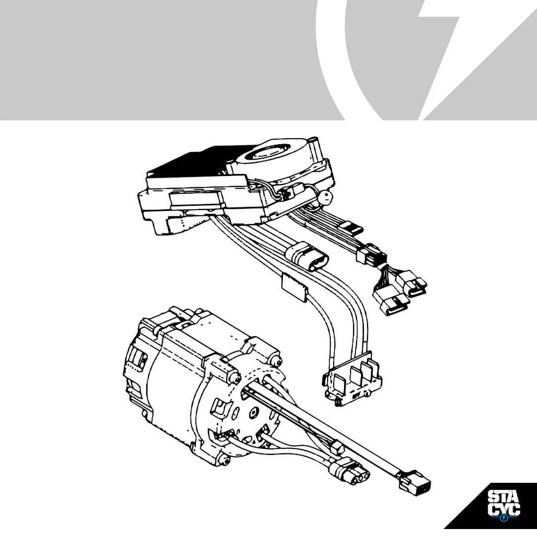 STACYC REPLACEMENT ESC AND MOTOR COMBO - 20EDRIVE, 36V