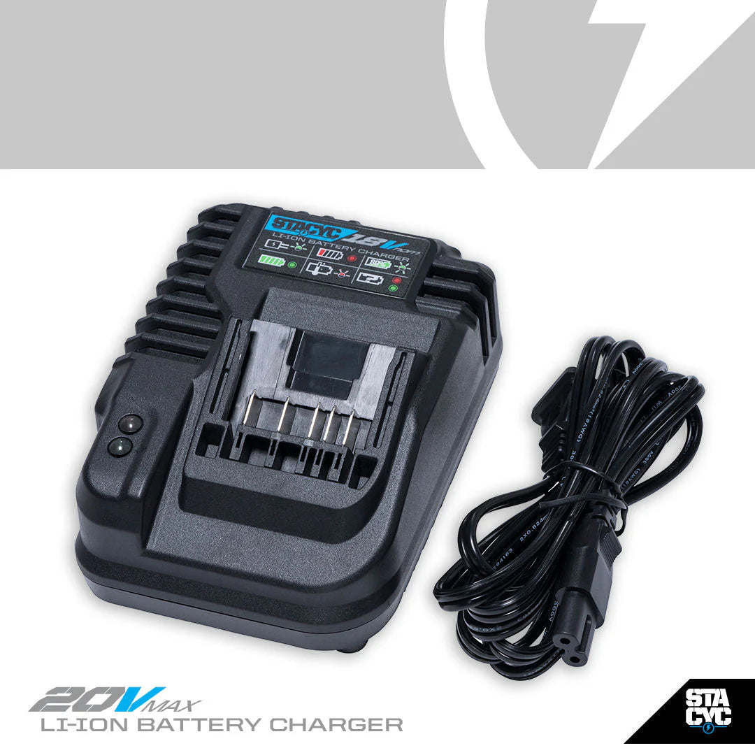 STACYC 18V REPLACEMENT SMART BATTERY CHARGER