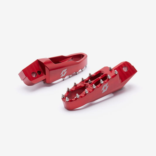 Full-E Charged Pillion Footpeg Set Red