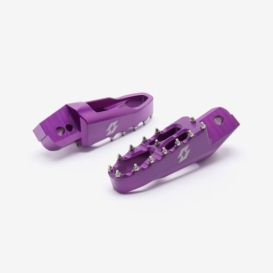 Full-E Charged Pillion Footpeg Set Purple