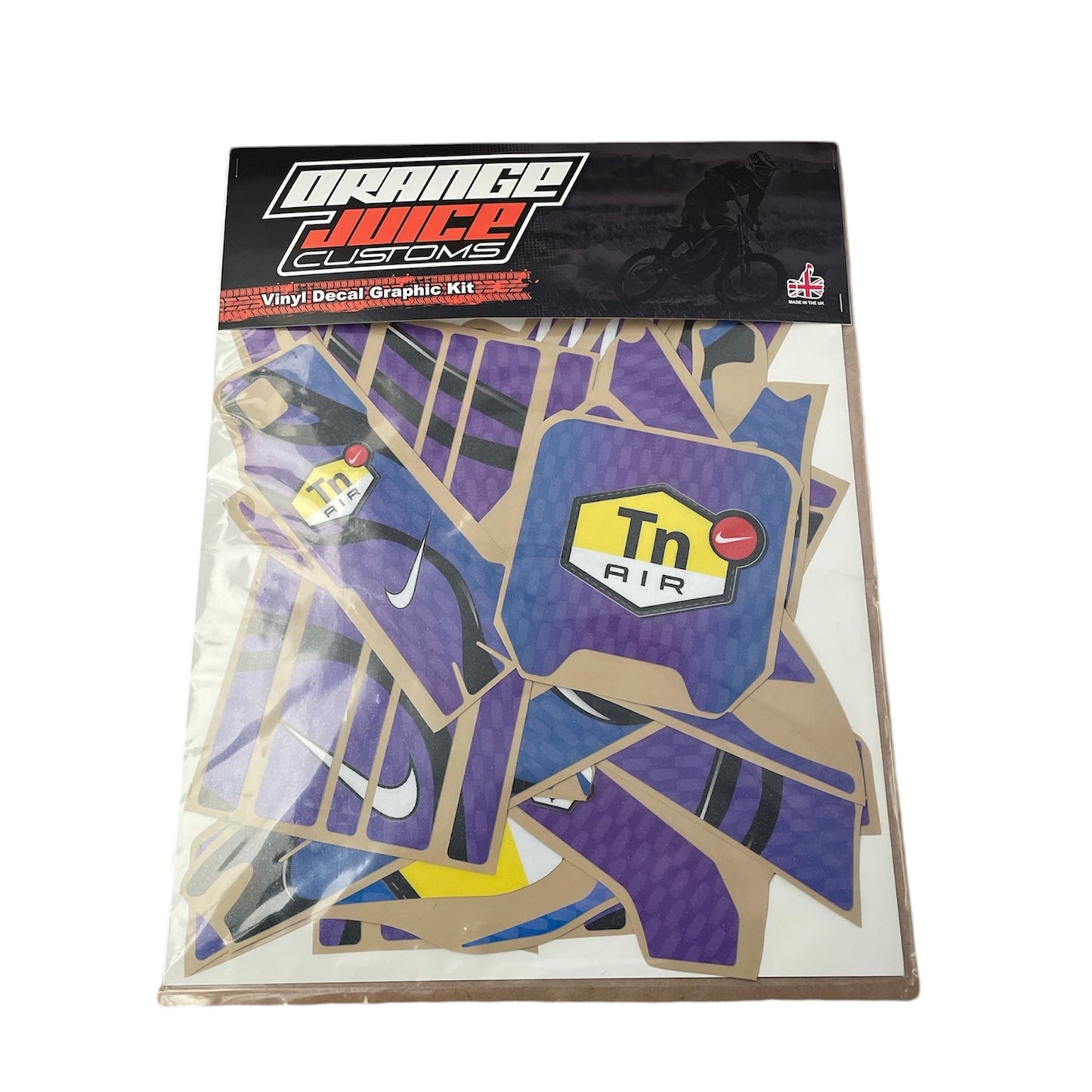 SUR RON FULL COVERAGE GRAPHICS KIT - NIKE TN PURPLE/BLUE