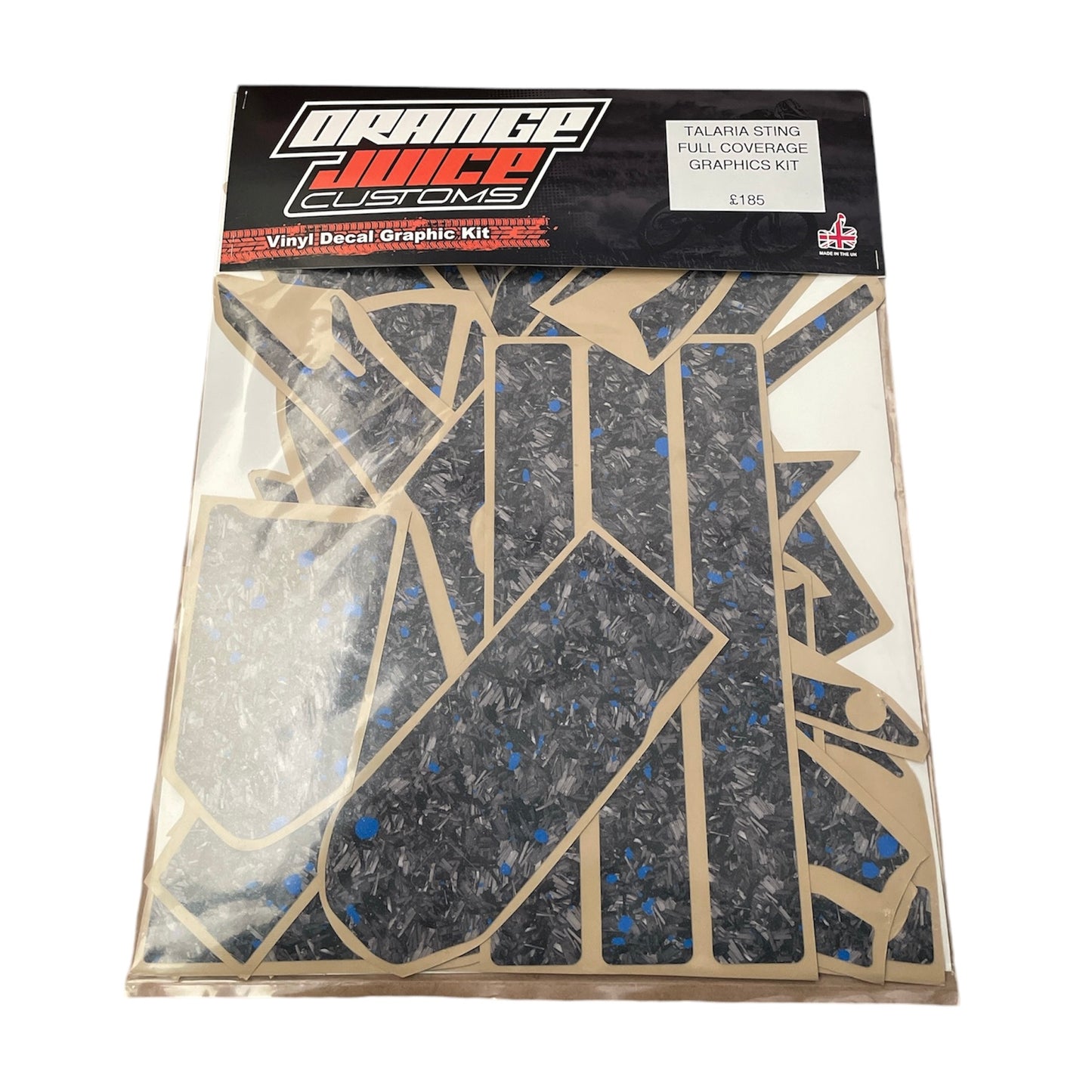 TALARIA STING FULL COVERAGE GRAPHICS KIT - FORGED CARBON