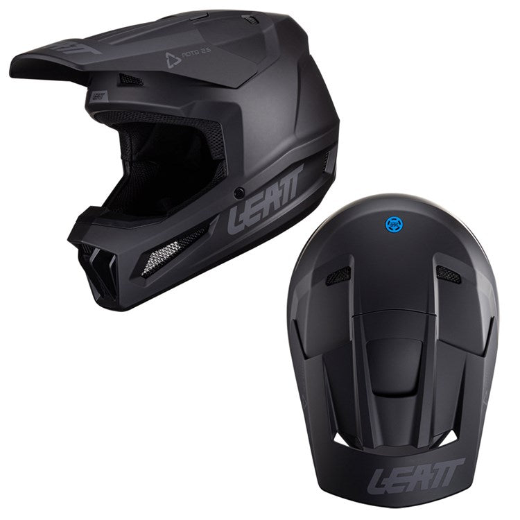 LEATT HELMET MOTO 2.5 V24 STEALTH - Go Off Road Barnsley