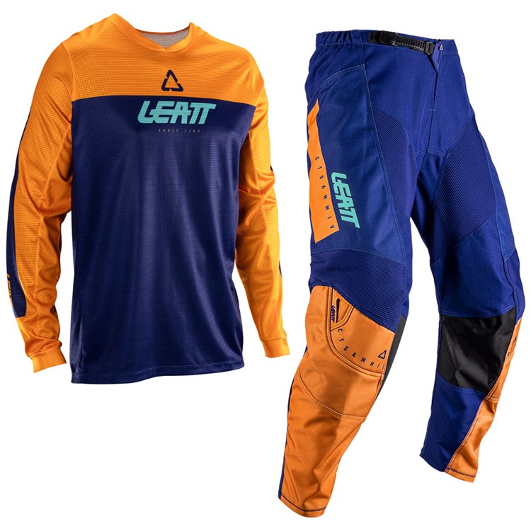 2026 LEATT PANT AND SHIRT KIT YOUTH 3.5 ORANGE