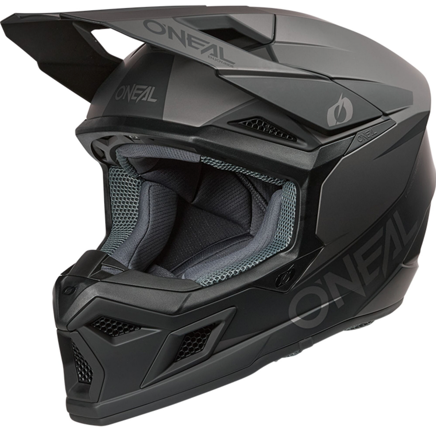 O'NEAL 3SRS Helmet SOLID Black/Gray