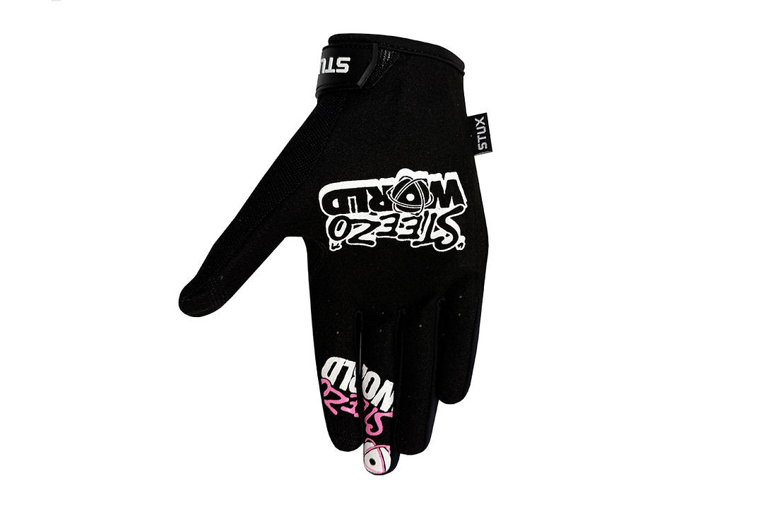 STUX 'STEEZO' BLACK GLOVES