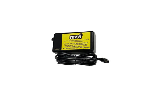 REVVI FAST CHARGER 2.0A FOR 16"16"+ BIKES WITH 24V 5.2/6.4AH BATTERY