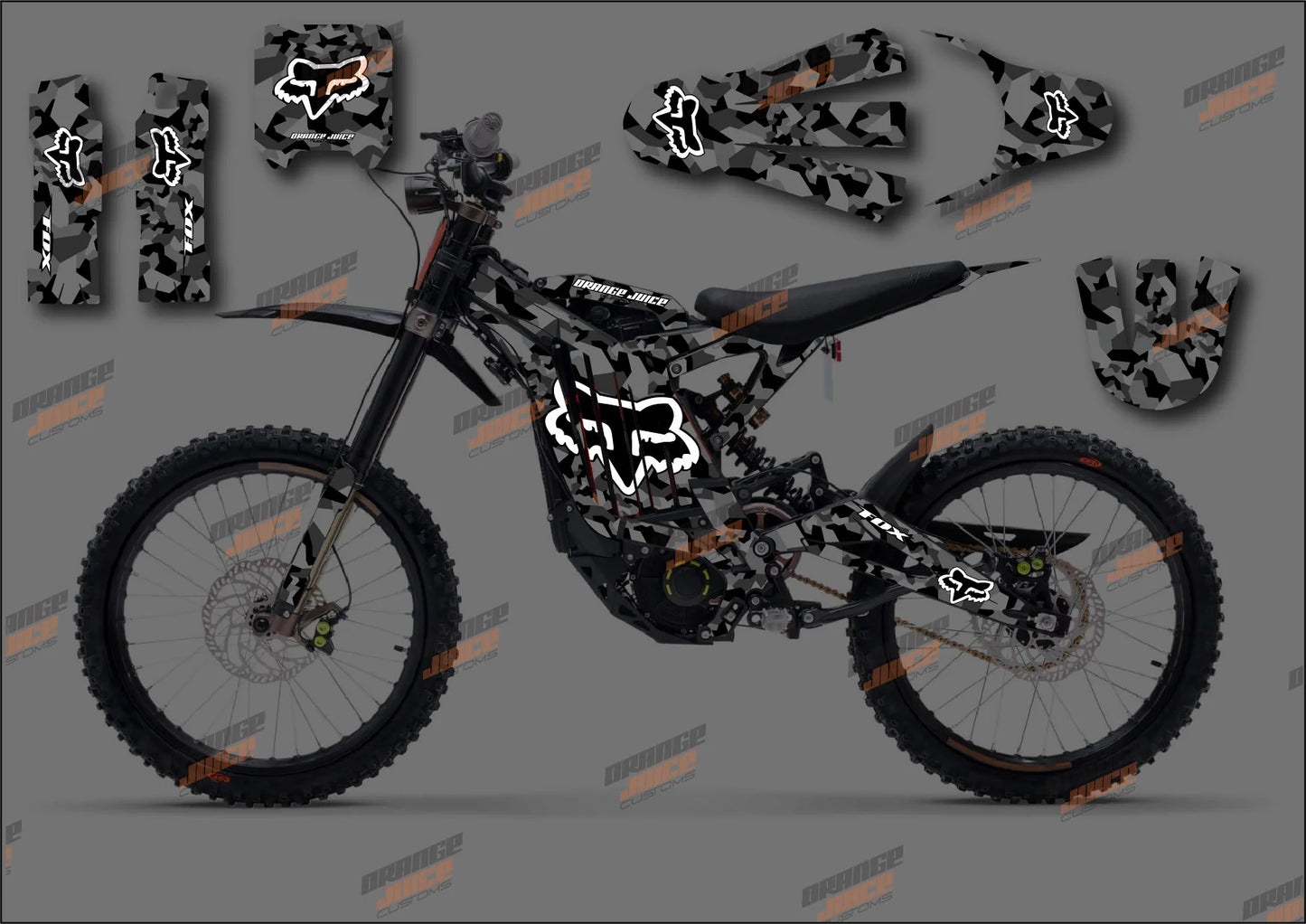 SUR RON FULL COVERAGE GRAPHICS KIT - FOX RACING