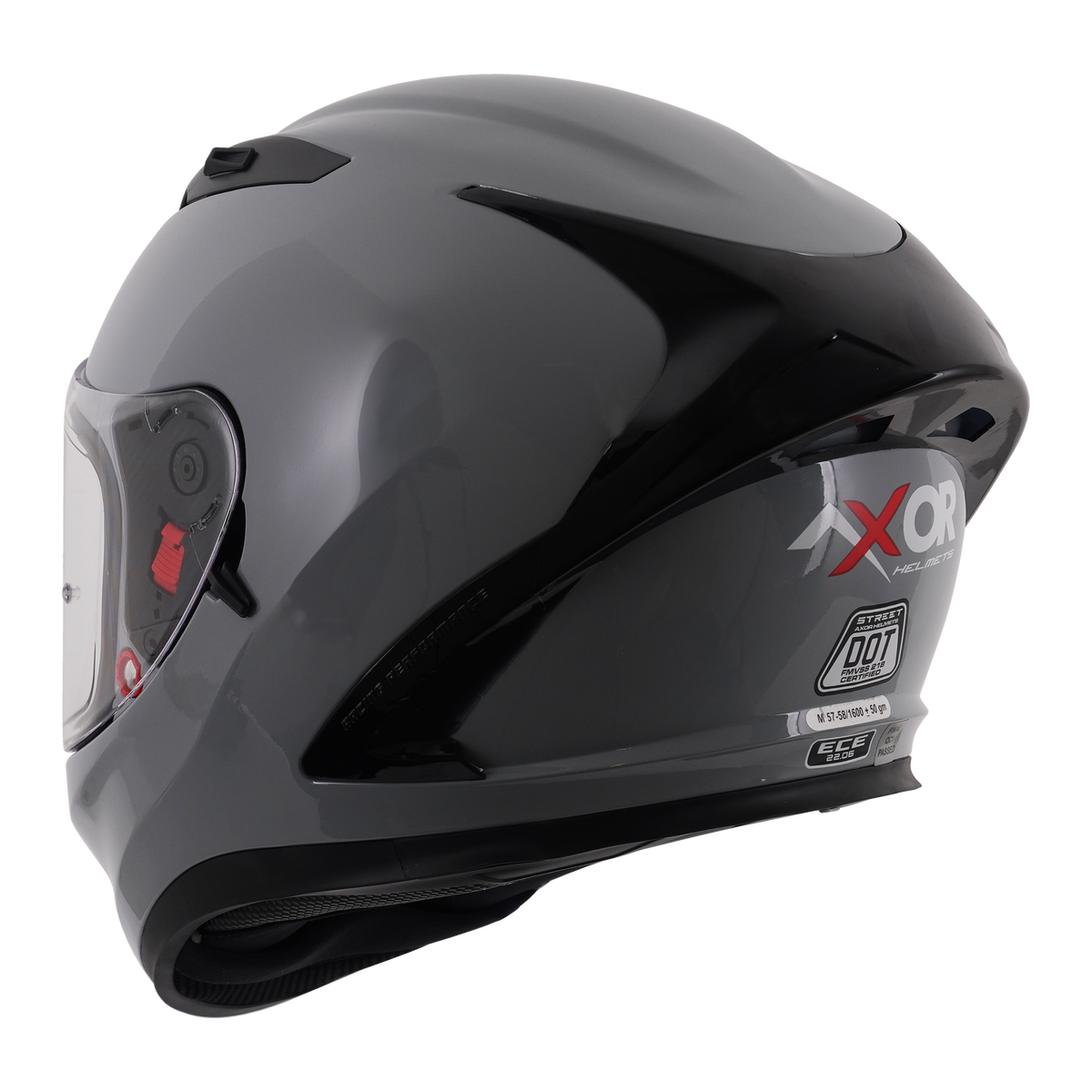 Axor Helmet Street Full Face - Solid Gloss Nardo Grey