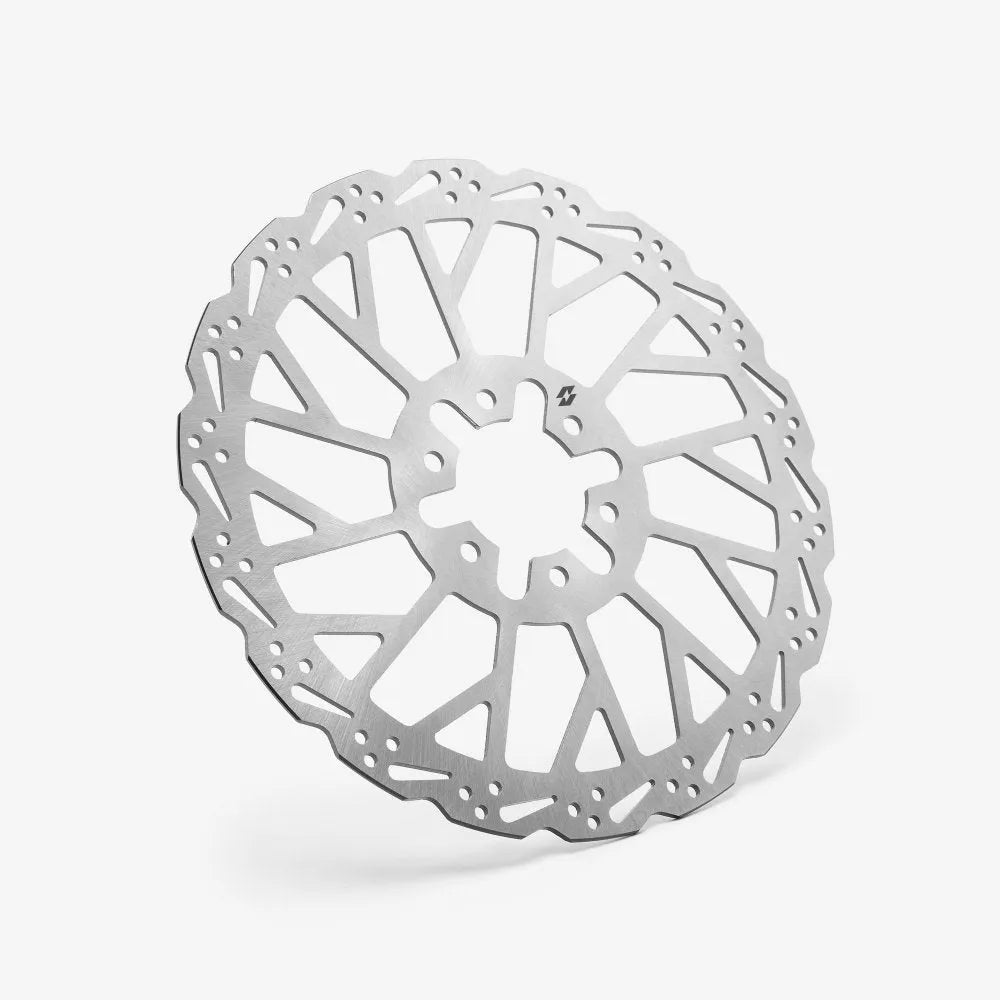 Full-E Charged Rear Silver Brake Disc 203mm for Light Bee - Go Off Road Barnsley