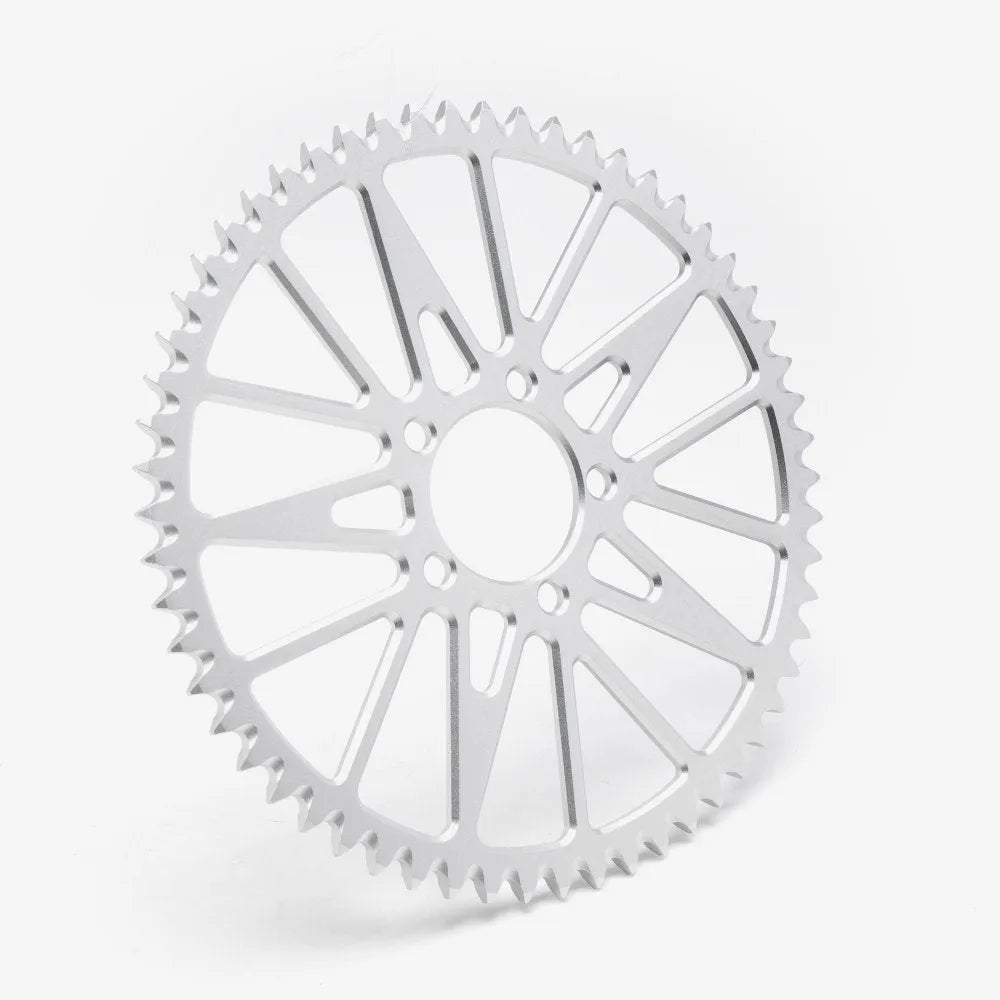 EBMX Silver Premium Alloy Sprockets 428-56T - Go Off Road Barnsley