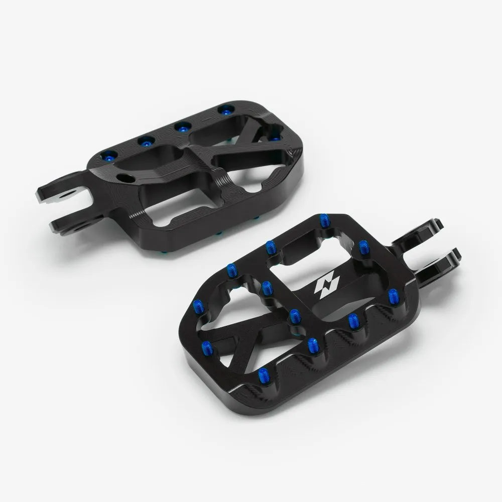 Full-E Charged Black Foot Peg with Coloured Pins Set for Light Bee / Talaria MX - Go Off Road Barnsley