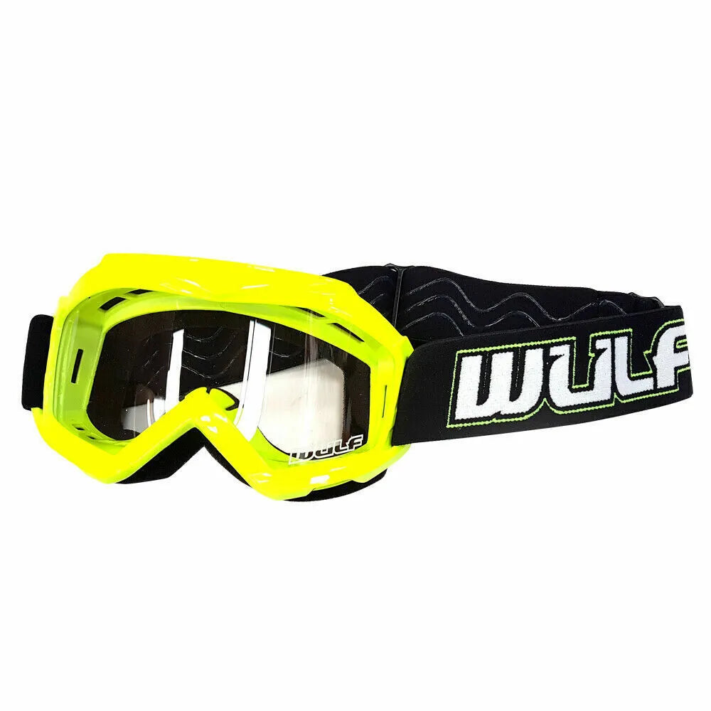 Wulfsport Cub Tech Motocross Goggles Kids Youth MX Off Road Dirt Bike Goggle