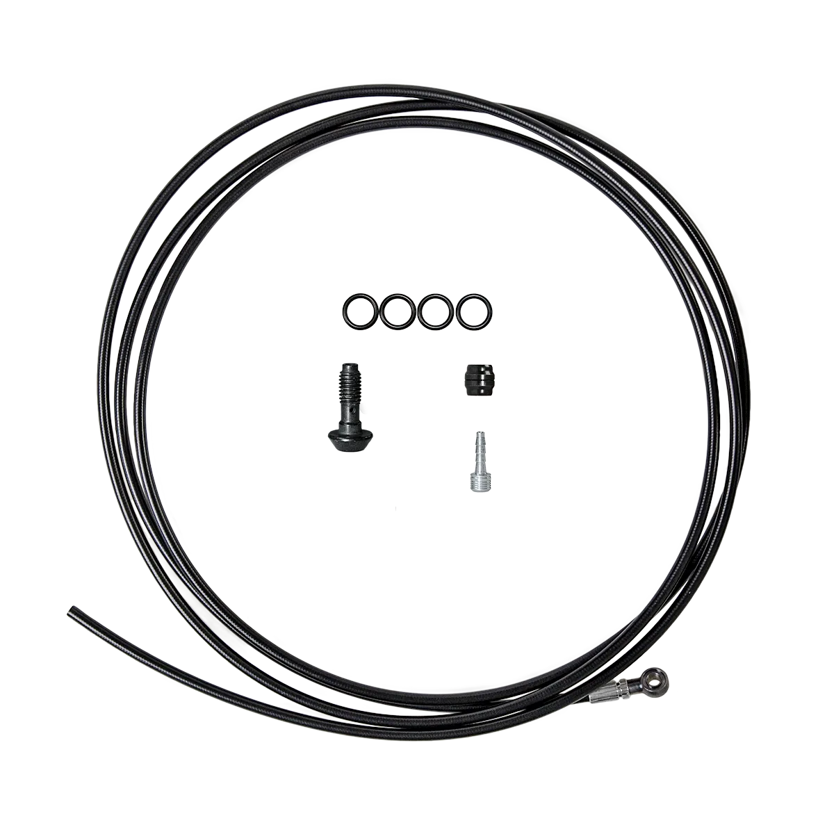 Magura Disc Brake Tubing/Line for MT4 to MT TRAIL SL, Black - Fits Magura MT5