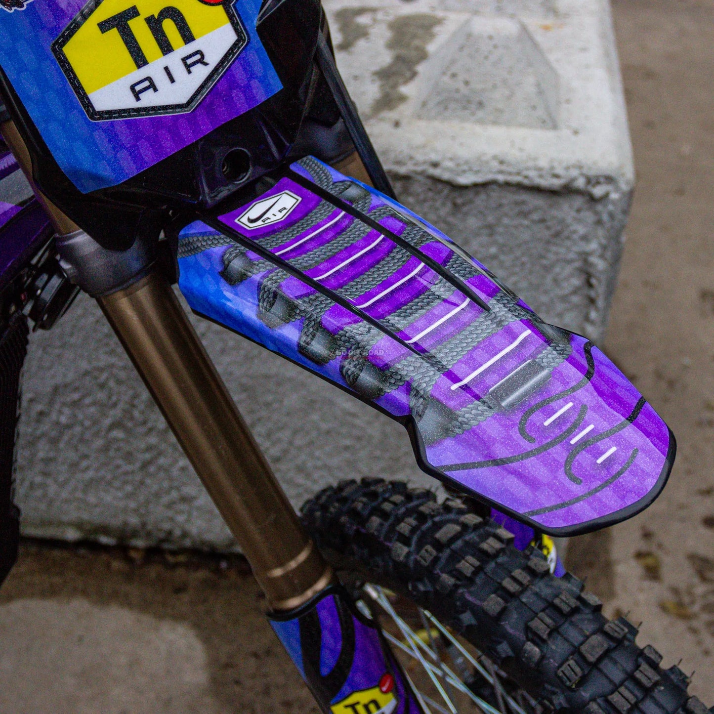 SUR RON FULL COVERAGE GRAPHICS KIT - NIKE TN PURPLE/BLUE - Go Off Road Barnsley