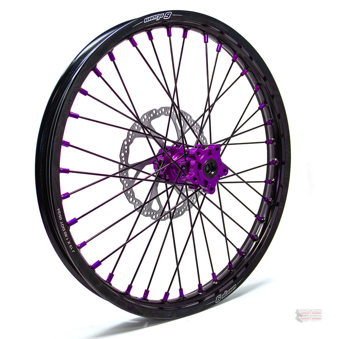 Warp 9 Sur Ron Light Bee Rear Wheel Purple 19"
