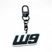 WARP 9 RUBBER KEYCHAIN