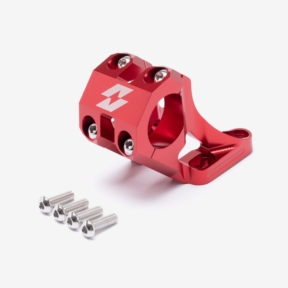 Full-E Charged Handlebar Risers 31.8mm Red