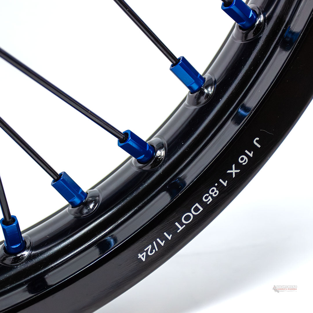 Warp 9 Sur Ron Light Bee Rear Wheel Blue 16"