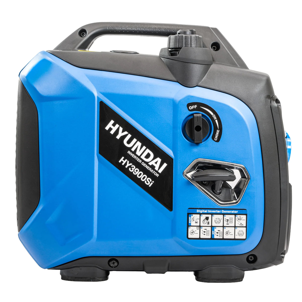 Hyundai 3.3kW / 3300W Inverter Generator, Recoil Start, Pure Sine Wave | HY3900Si