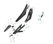 Rear Mudguard Black