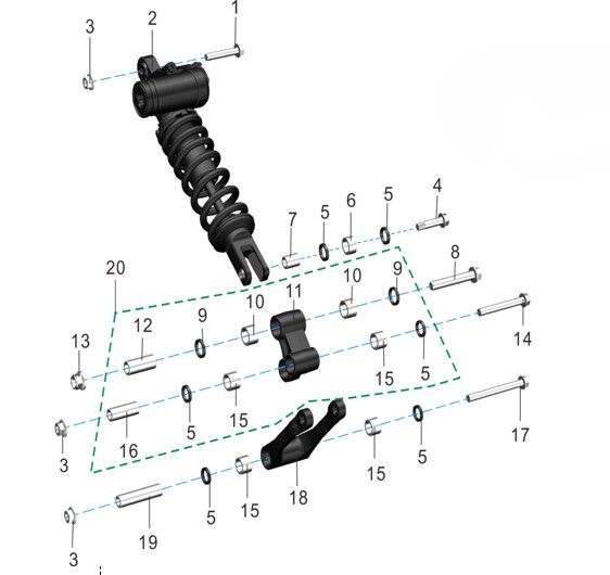 Bolt M10 x 40mm