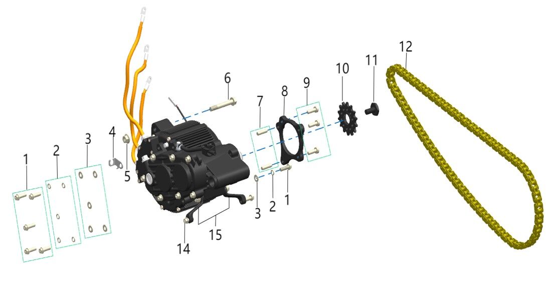 Talaria Komodo O-ring Chain 520-108