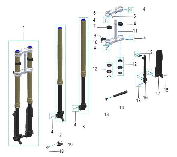 Talaria Komodo Front Spindle