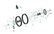 Talaria Komodo Rear Wheel Black