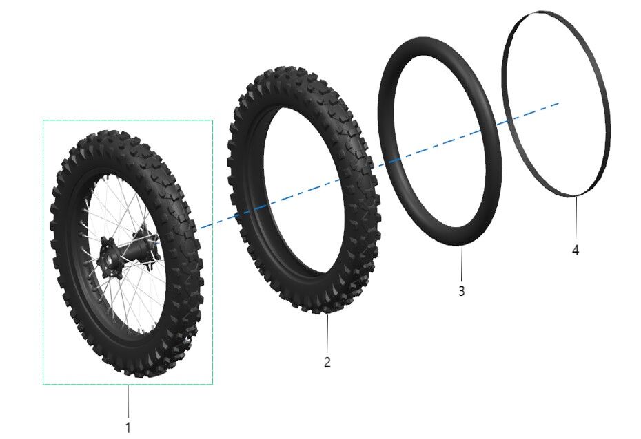 Talaria Komodo Rear Rim Band