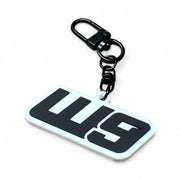 WARP 9 RUBBER KEYCHAIN