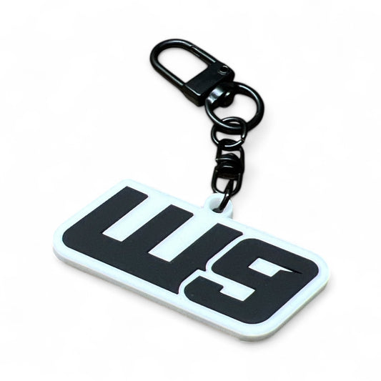 WARP 9 RUBBER KEYCHAIN