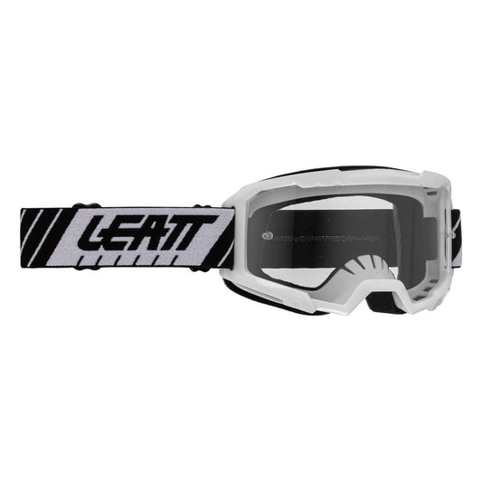 LEATT GOGGLE VIZION 2.5 WHITE BLACK - CLEAR