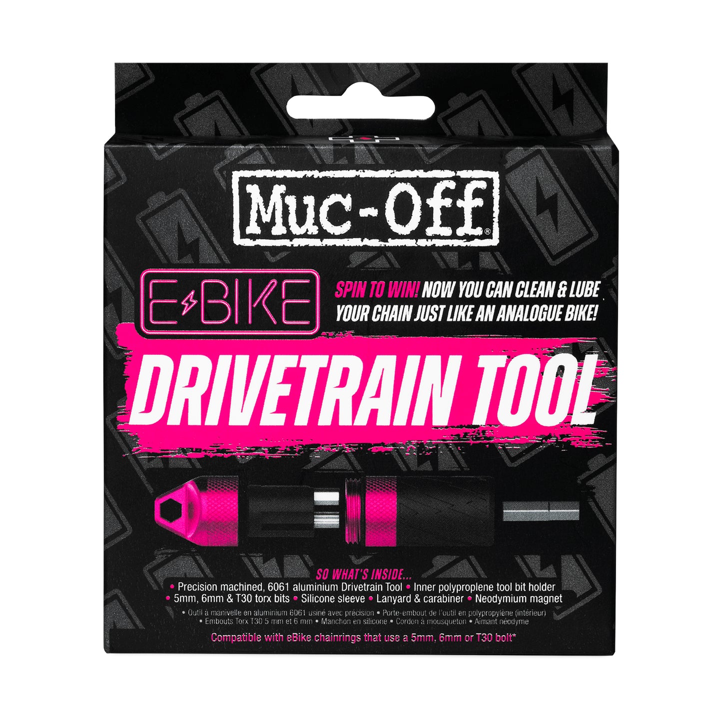MUC-OFF EBIKE DRIVETRAIN TOOL - PINK