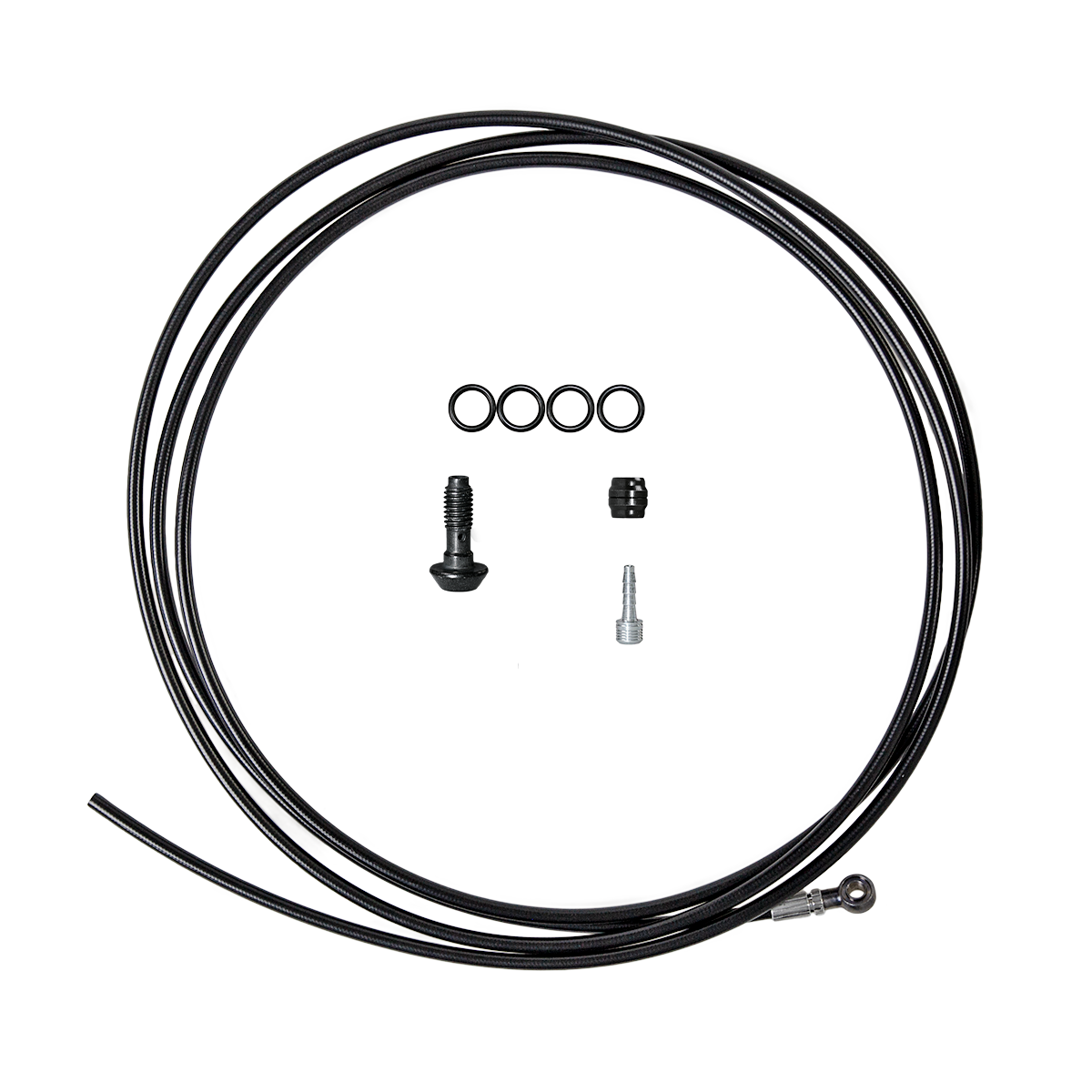 Magura Disc Brake Tubing/Line for MT4 to MT TRAIL SL, Black - Fits Magura MT5