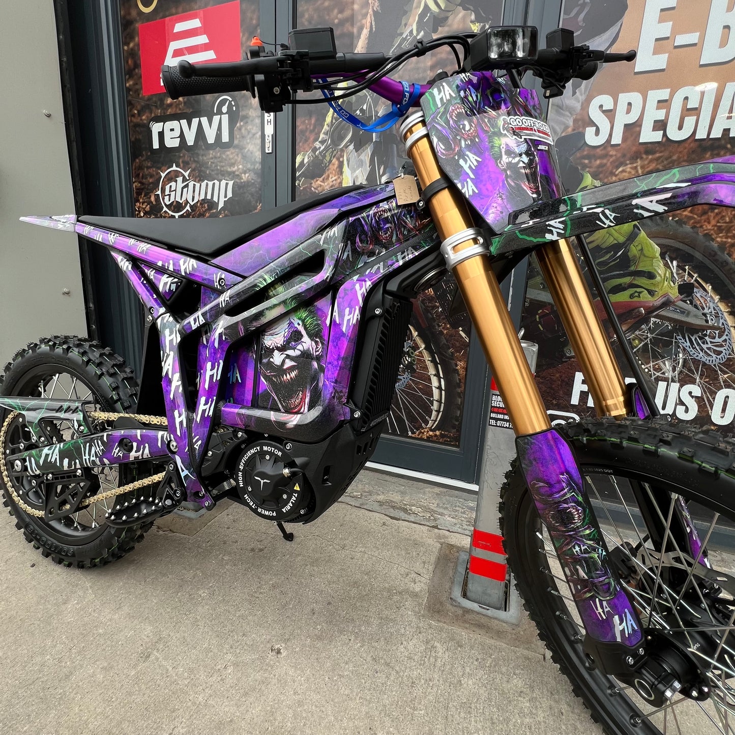 USED TALARIA KOMODO PURPLE GRAPHICS