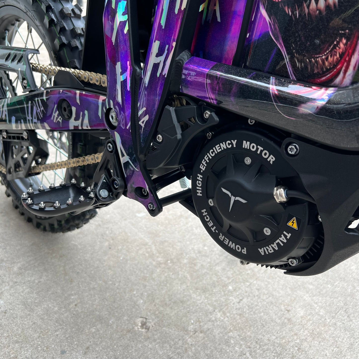 USED TALARIA KOMODO PURPLE GRAPHICS