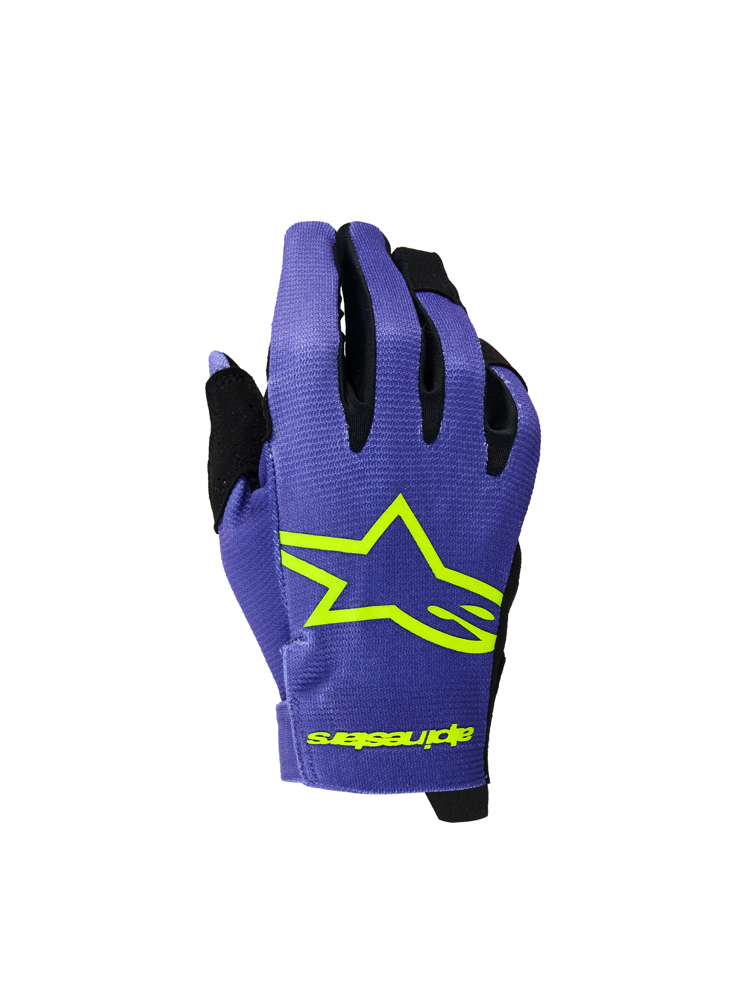 ALPINESTARS 2026 Youth Radar Gloves Purple Yellow Fluo