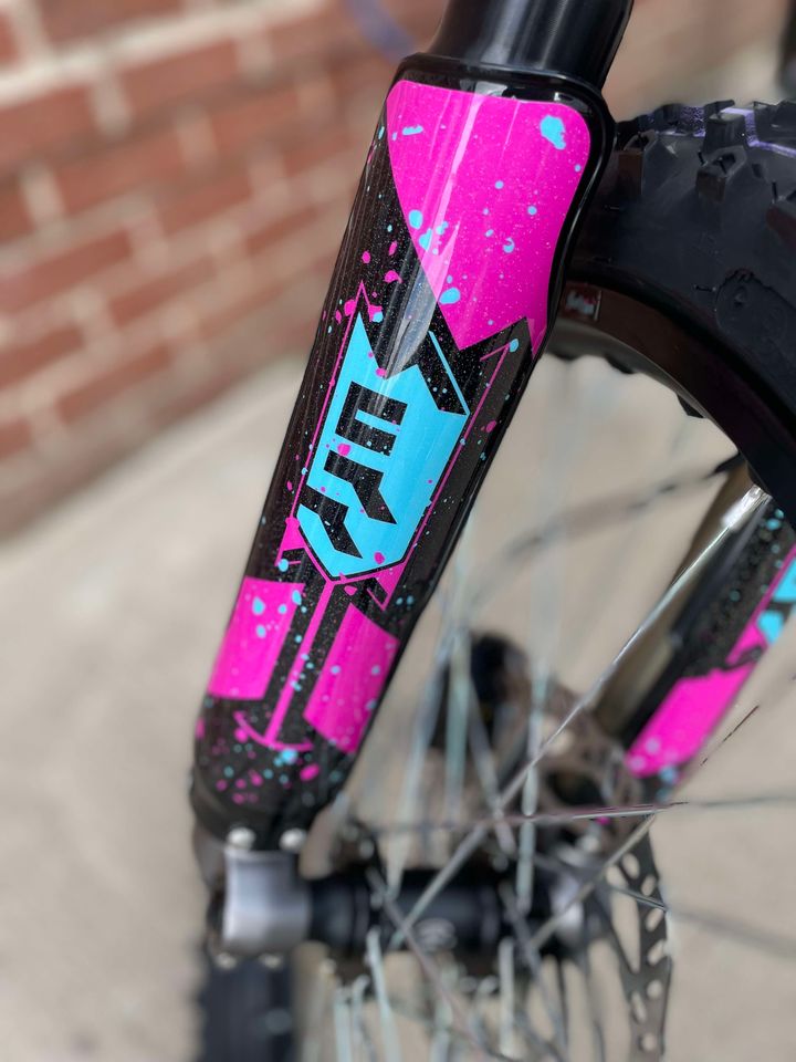 SUR RON OEM GRAPHICS KIT  - PINK/BLUE GLOSS