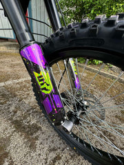 SUR RON OEM GRAPHICS KIT - PURPLE/GREEN SPLATTER HOLOGRAPHIC