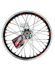 SM PRO SUR RON WHEEL SET 19/19" SPLATTERKOTE BLUE/ORANGE COMBO