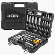 JCB 108 Piece Socket and Bit Set, Chrome Vanadium Steel | JCB-41082-5