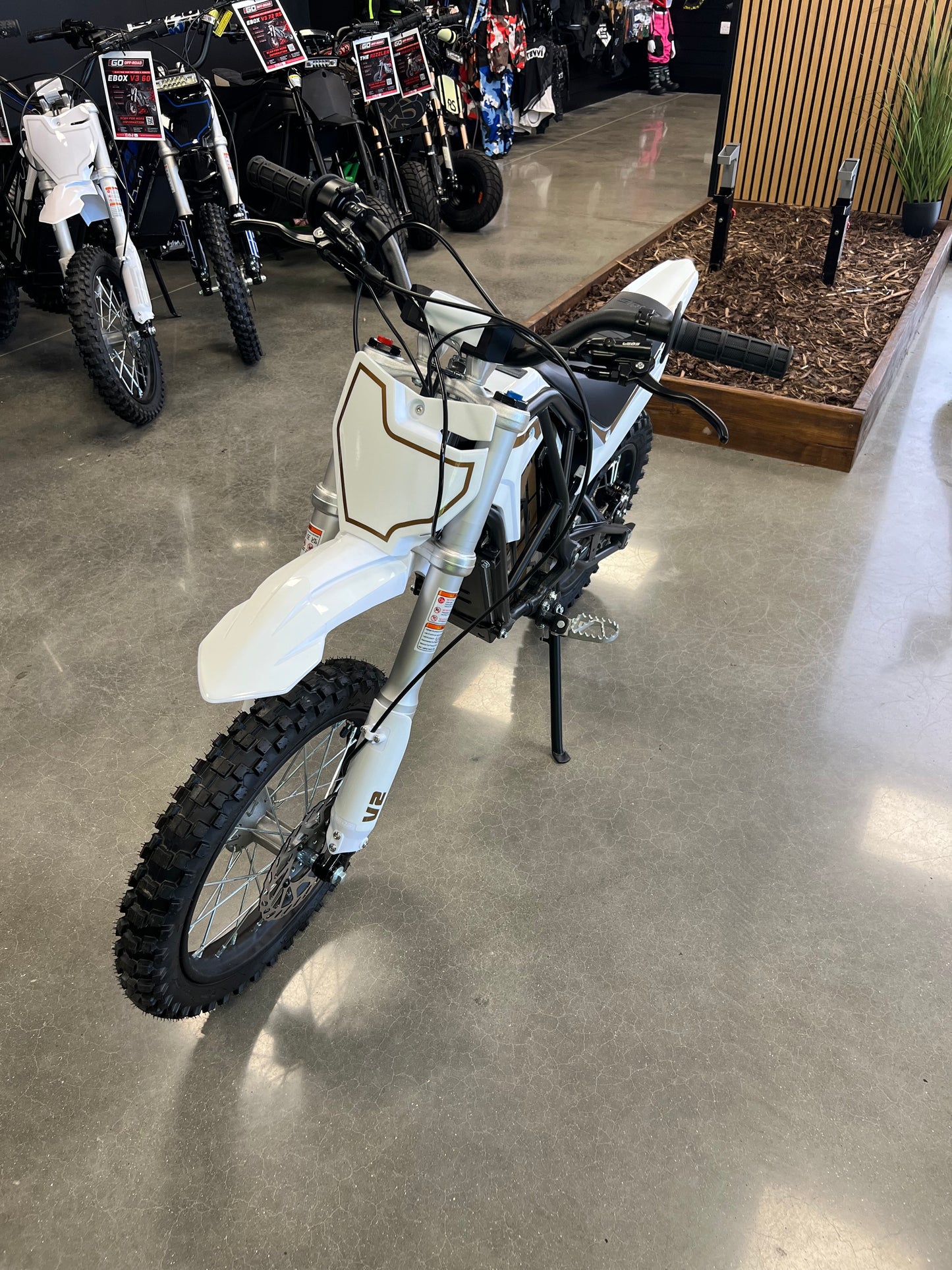 CLEARANCE EBOX 2.0 V2 ELECTRIC DIRT BIKE 60V WHITE