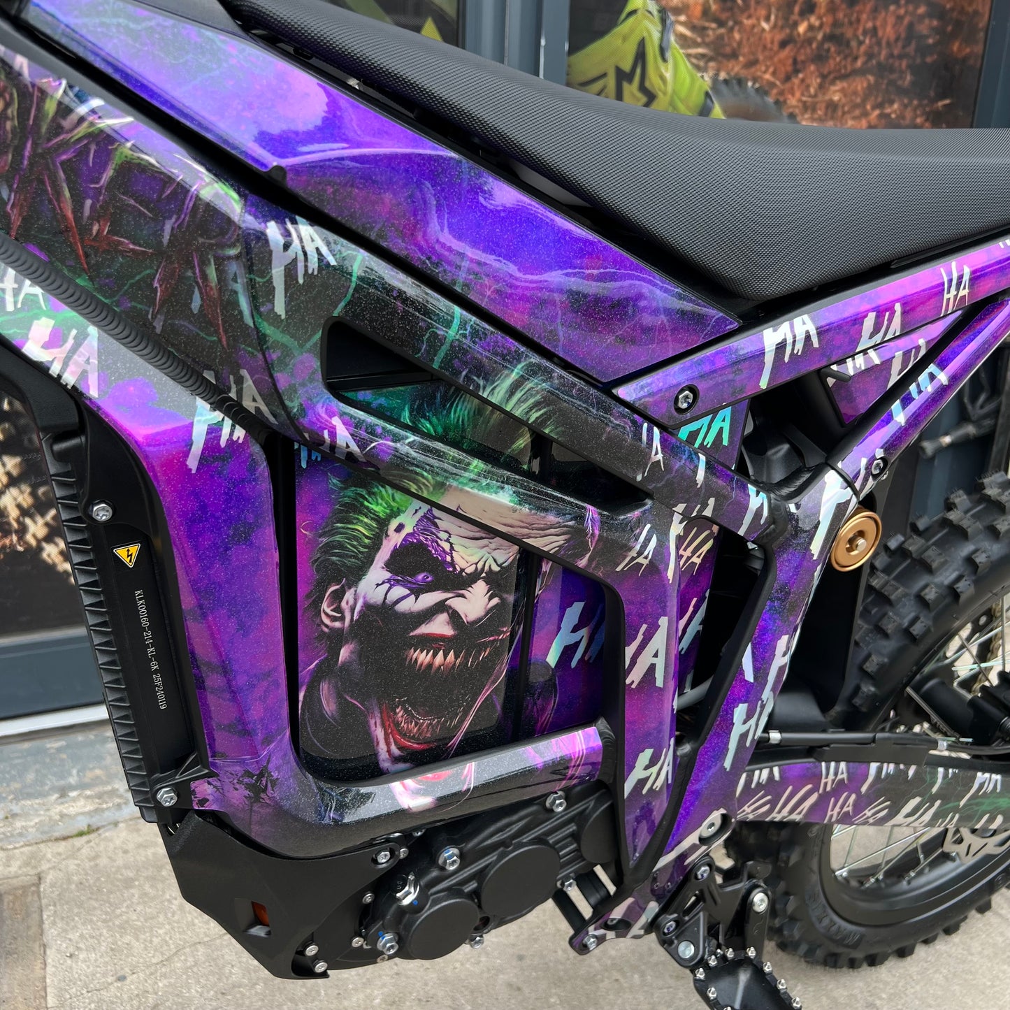 USED TALARIA KOMODO PURPLE GRAPHICS