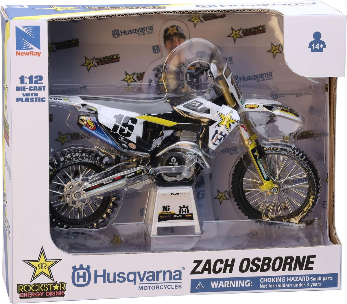1:12 Malcolm Stewart #27 Rockstar Energy Husqvarna FC 450 Toy Model
