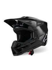 ALPINESTARS S-M3 Solid Helmet ECE 22.06 BLACK GLOSSY