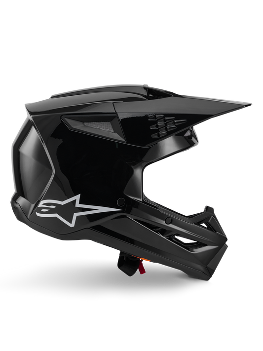 ALPINESTARS S-M3 Solid Helmet ECE 22.06 BLACK GLOSSY