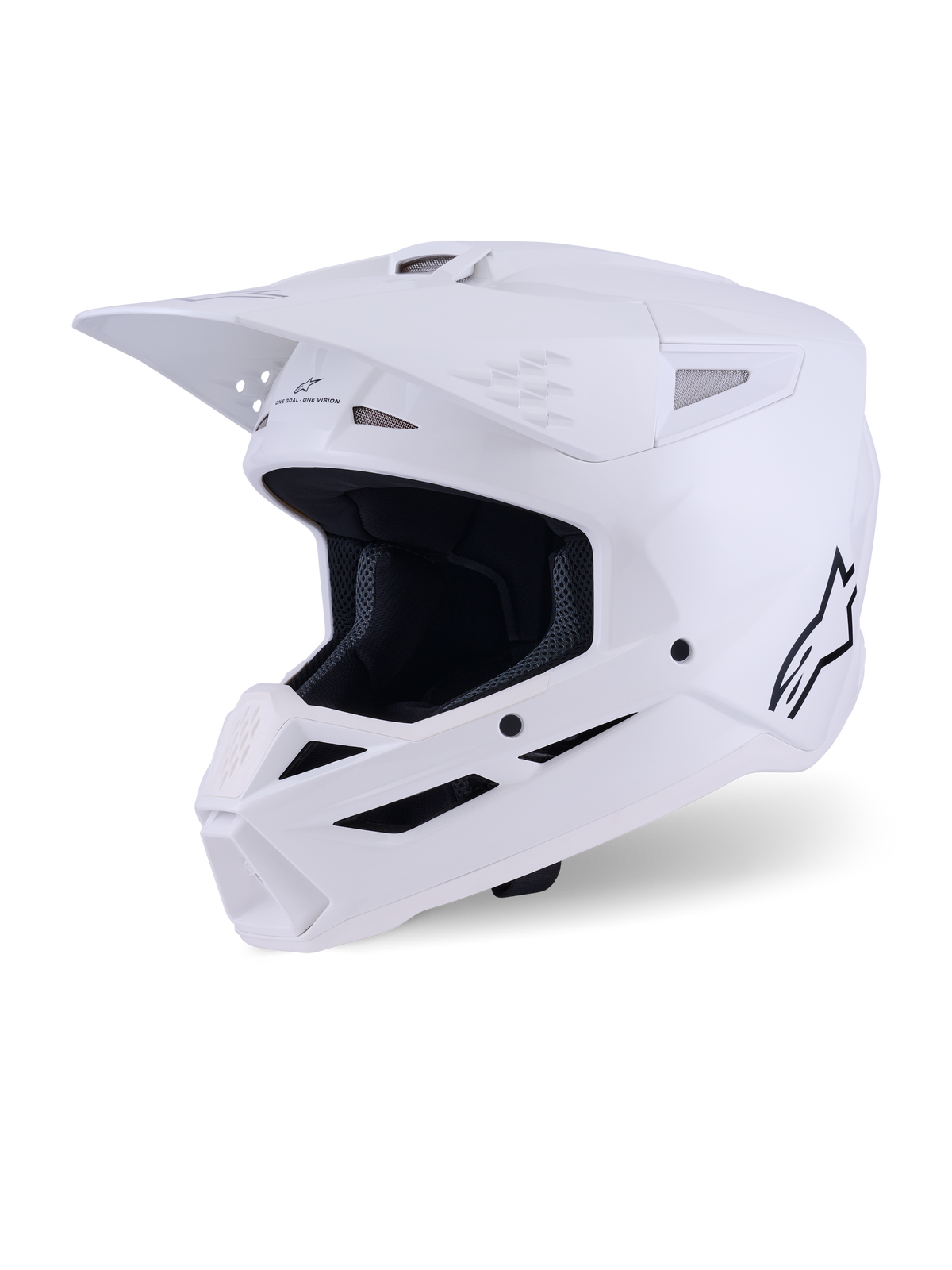 ALPINESTARS S-M3 Solid Helmet ECE 22.06 WHITE GLOSSY